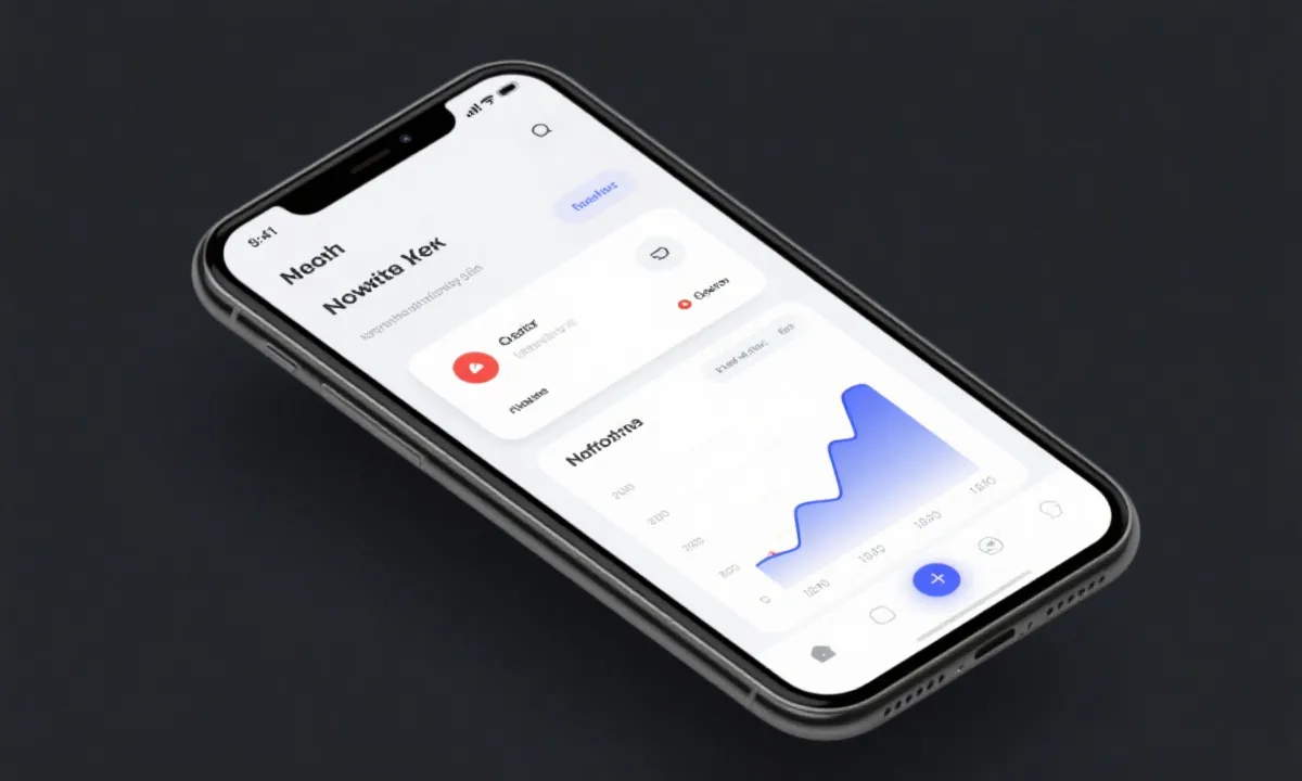 移动端应用界面示意