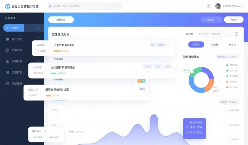 历史开奖数据归档界面